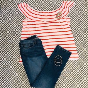 SKINNY LOW RISE JEANS